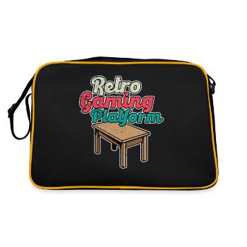 Retro Original Gaming For Board Game Lovers - Retro Bag - black/gold - Back