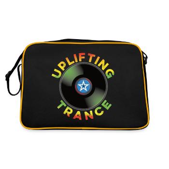 Uplifting Trance - music - Retro Bag - black/gold - Back