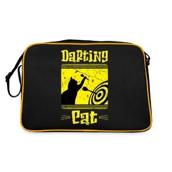 Fléchettes chat Fléchettes sport - Sac Retro - noir/or - Dos