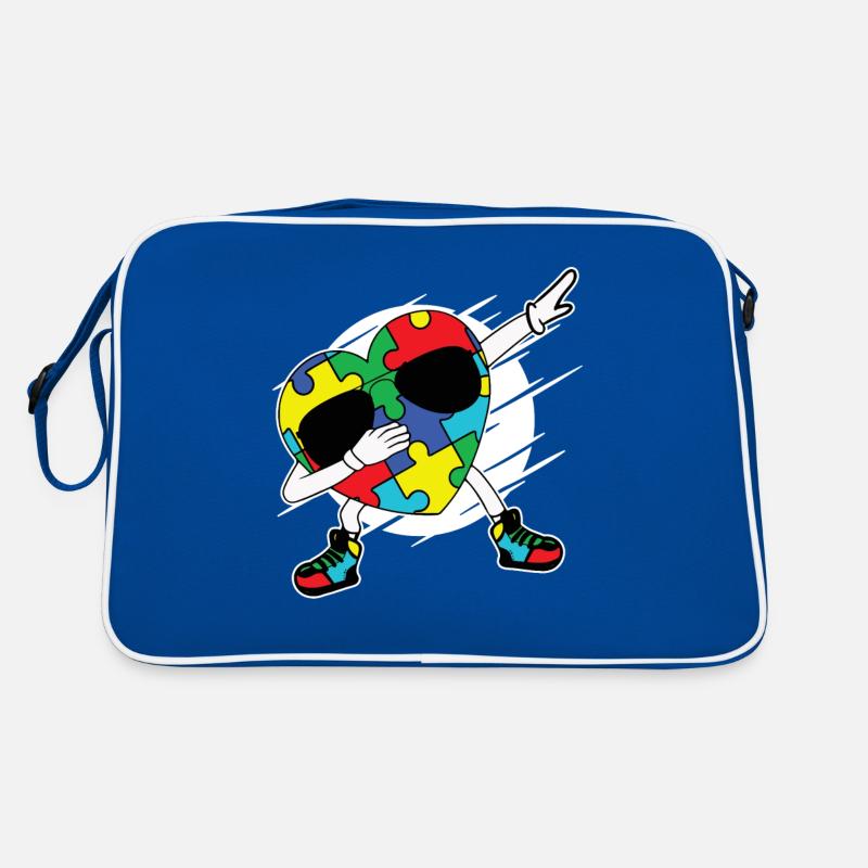 Autisme Autiste Asberger Autisme Awareness Puzzle Sac Retro