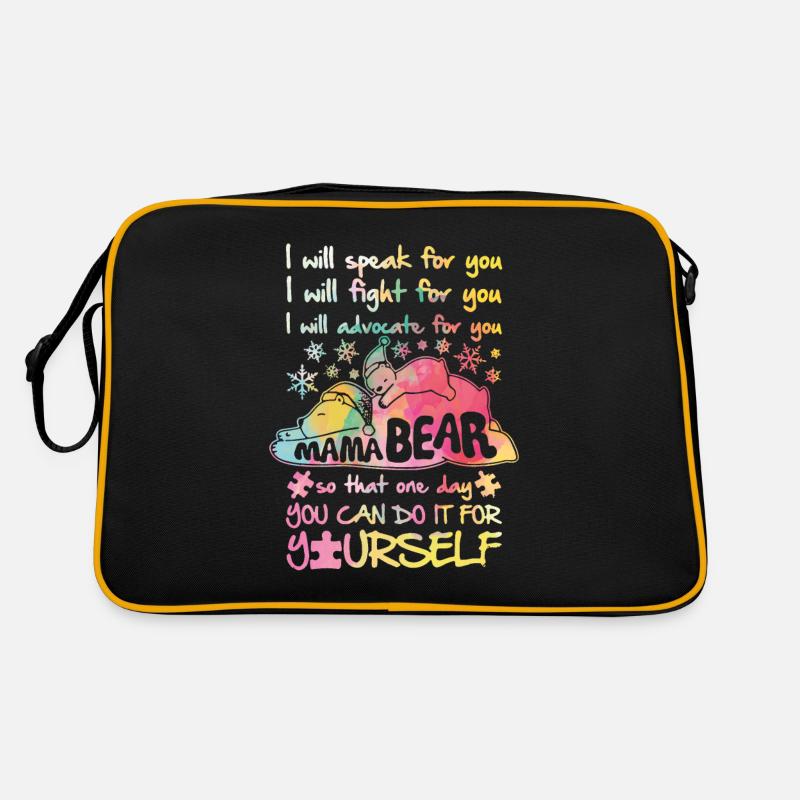 Autisme Autiste Asberger Autisme Awareness Maman Sac Retro