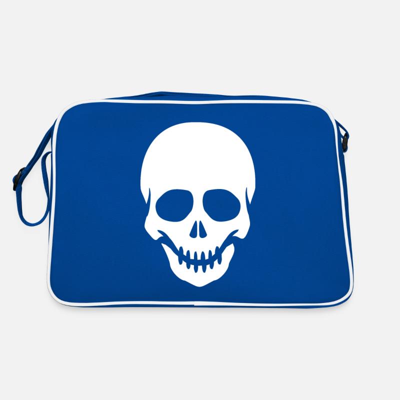 Skelettkopf Schädel Skelett Retro Tasche