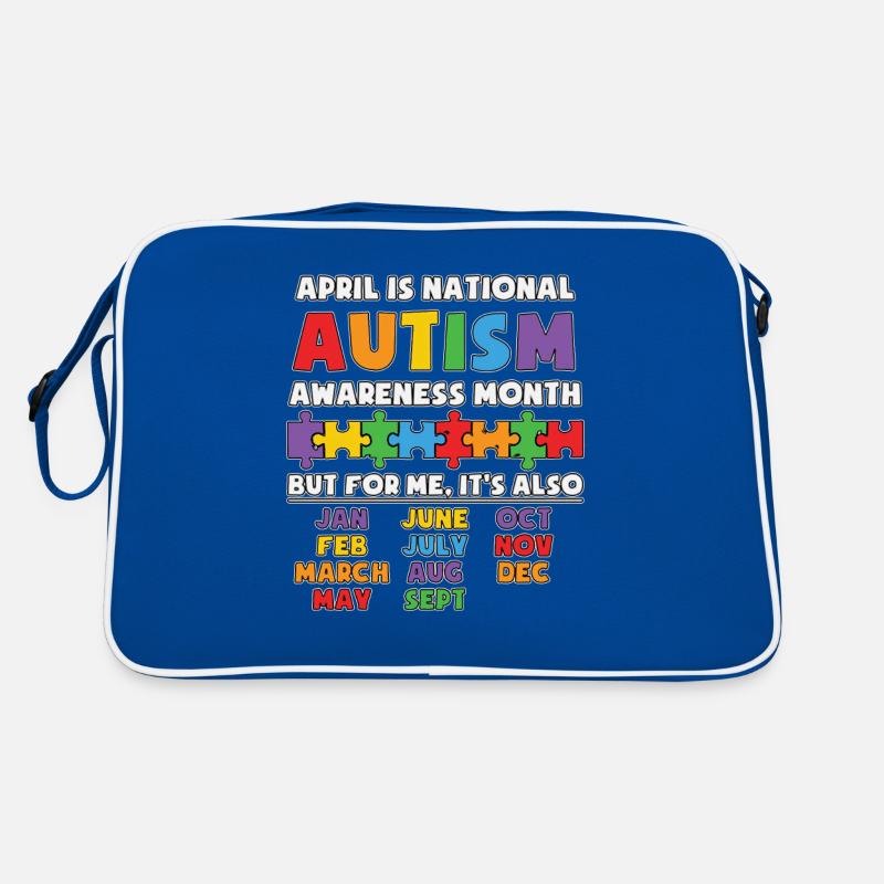 Autisme Autiste Asberger Autisme Awareness Puzzle Sac Retro