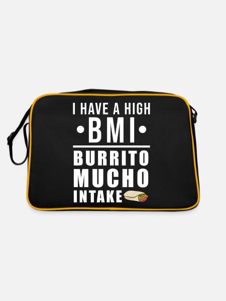 burrito - Retro Bag - black/gold - Back