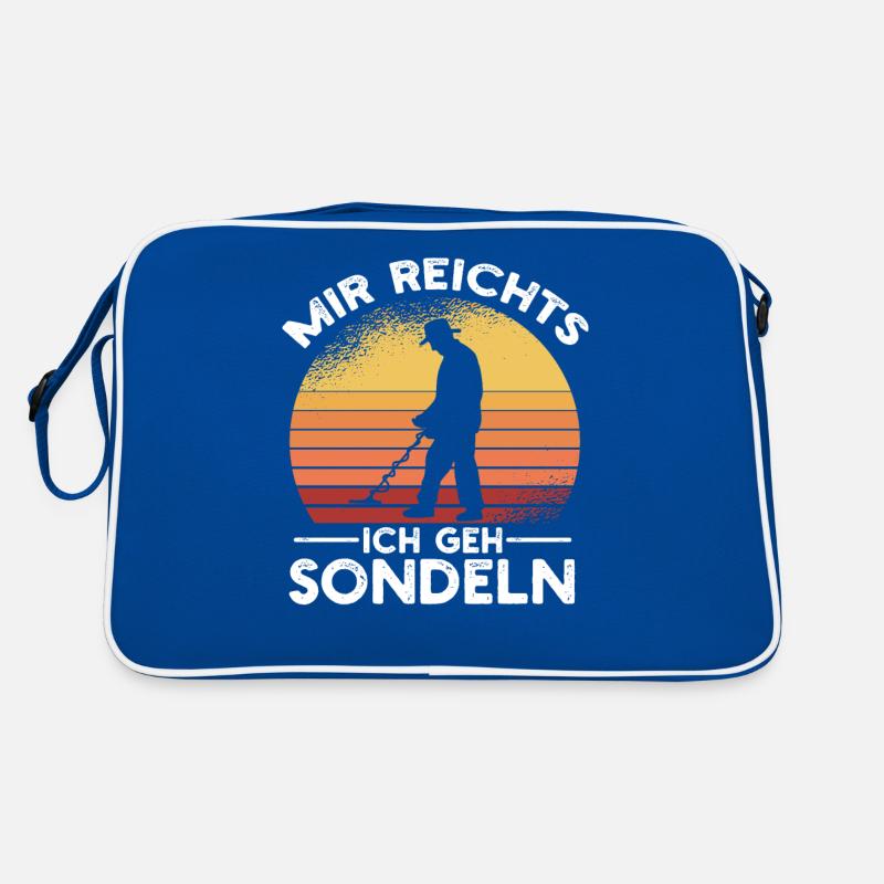 Me Rich I Go Probe metal detector Retro Bag