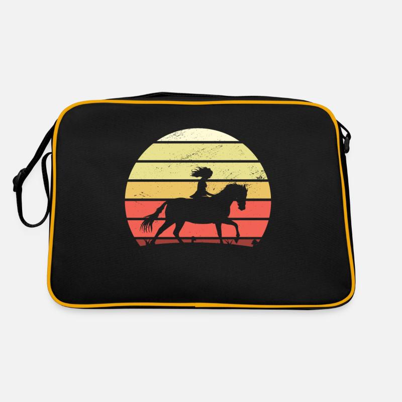 Rétro fille cheval Sac Retro