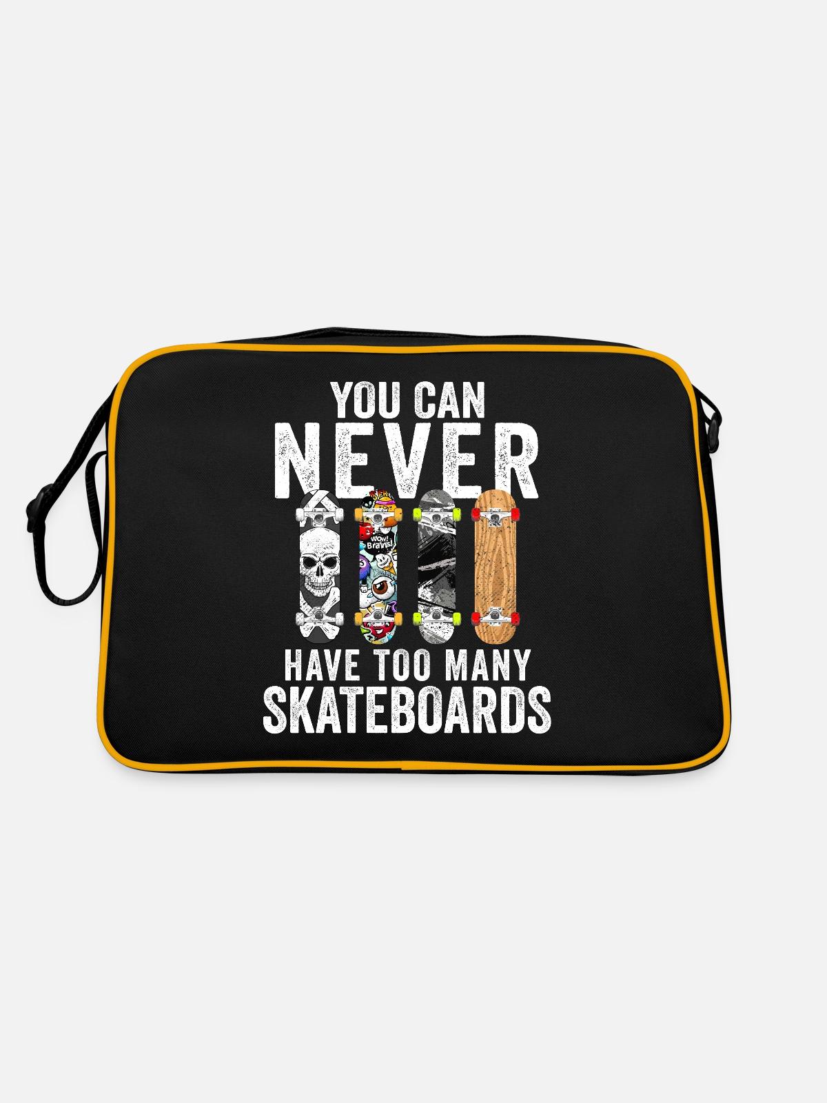 Skateboard skateboards - Sac Retro - noir/or - Dos