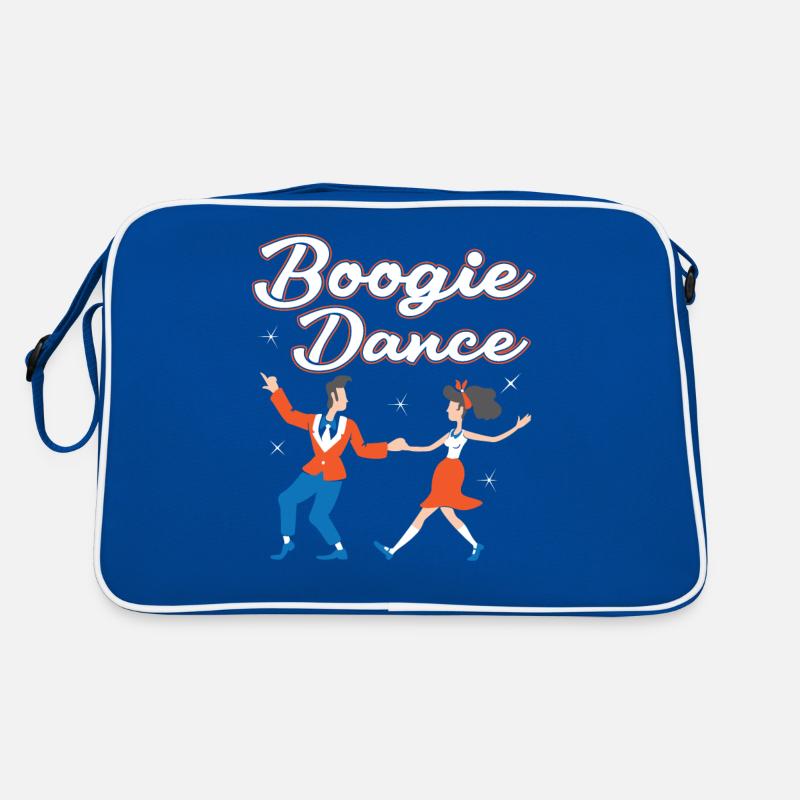 Boogie Woogie Dancer Dancing Decoupe Vintage Sac Retro