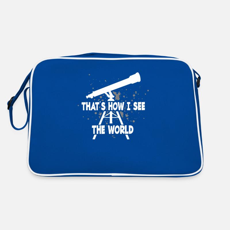 Teleskop Spruch Retro Tasche