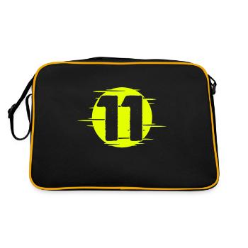 Enfants 11 ans Je suis 11 ans Garçons - Sac Retro - noir/or - Dos