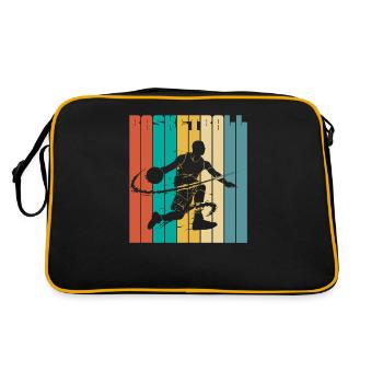Rétro basketball streetball - Sac Retro - noir/or - Dos