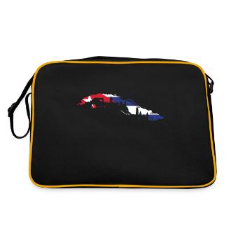 Cuba Drapeau - Sac Retro - noir/or - Dos