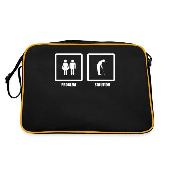 Problem Solved Minigolf - Retro Bag - black/gold - Back