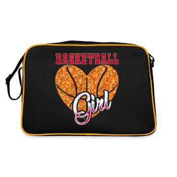 Basket-ball filles - Sac Retro - noir/or - Dos
