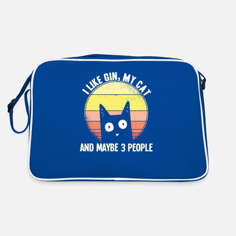 Gin - Gin Cocktail Gin Trinker Cadeau Sac Retro