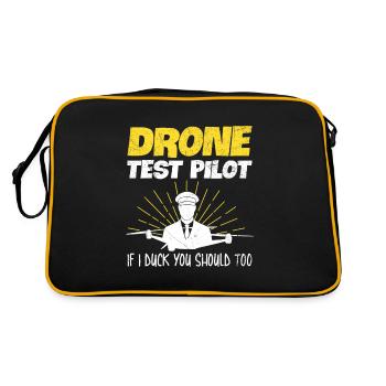 Quadcopter Mouches Sort pour un quadricoptère - Sac Retro - noir/or - Dos