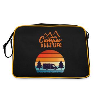 Camper Life Partially Integrated - Retro Bag - black/gold - Back