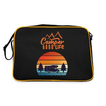 Camper Life Alcove Mobile - Retro Bag - black/gold - Back