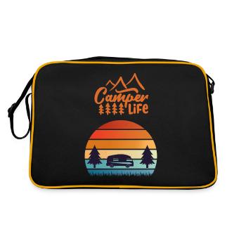 Vie de campeur - Sac Retro - noir/or - Dos