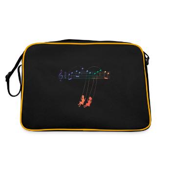 Music Swing - Retro Bag - black/gold - Back