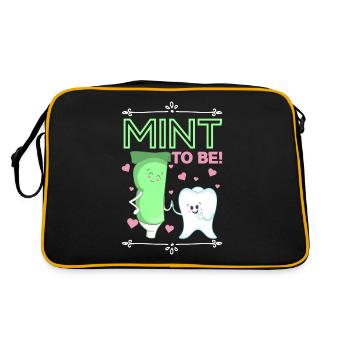 Médecin dentaire Dental Dentiste - Sac Retro - noir/or - Dos