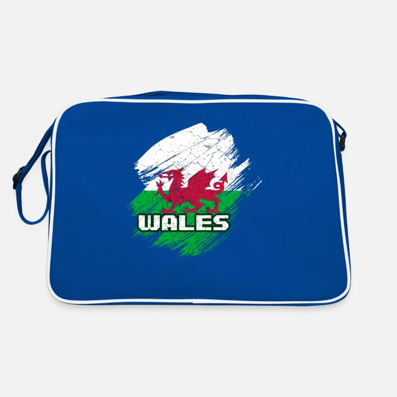 Pays de Galles Drapeau Sac Retro