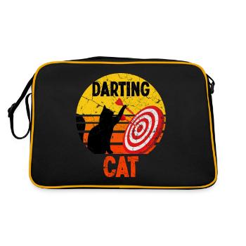 Fléchettes chat Fléchettes sport - Sac Retro - noir/or - Dos