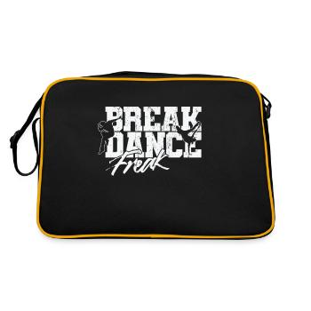 Breakdance Freak - Retro Bag - black/gold - Back