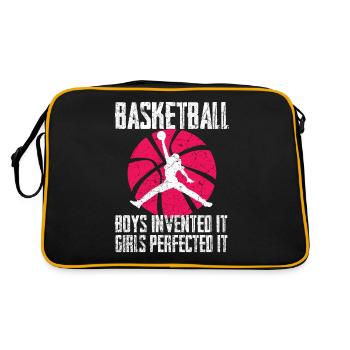 Basket fille - Sac Retro - noir/or - Dos