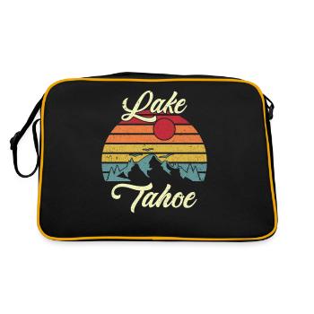 Lac Tahoe - Sac Retro - noir/or - Dos