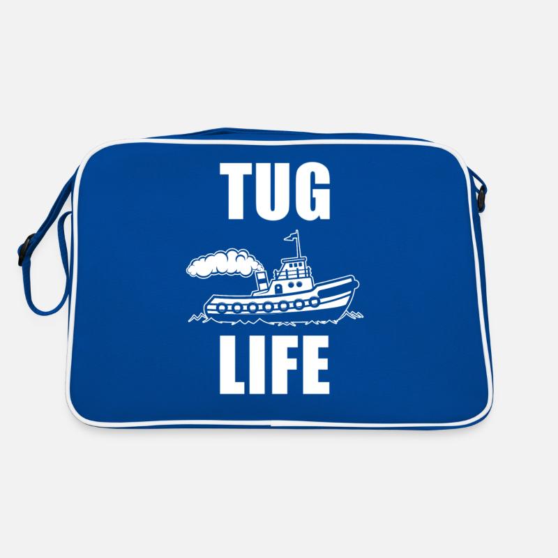 Schleppboot Retro Tasche