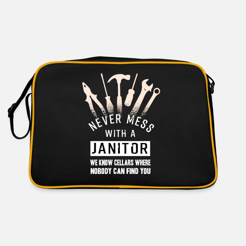 Funny Concierge école Janitor Caretaker Sac Retro