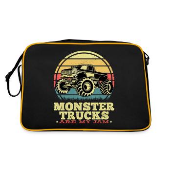 Monster Trucks Are My Jam - Retro Bag - black/gold - Back