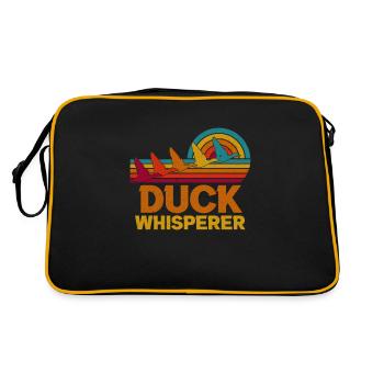 Duck-Whisperer. - Sac Retro - noir/or - Dos