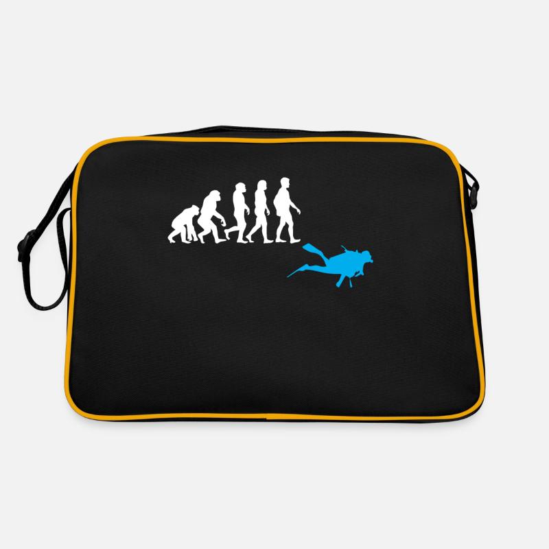 Plongée Évolution - Sac Retro - noir/or