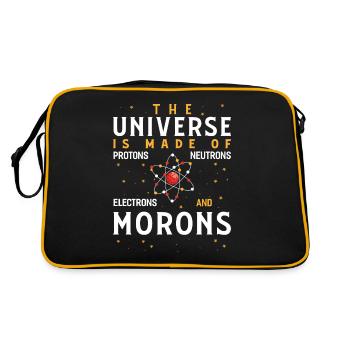 Astronaut Astrophysics Astrophysicist Gift - Retro Bag - black/gold - Back