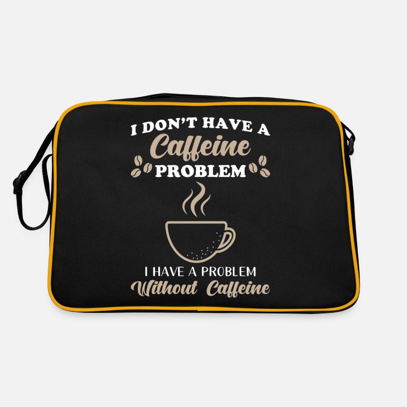 Coffee Caffeine Retro Bag