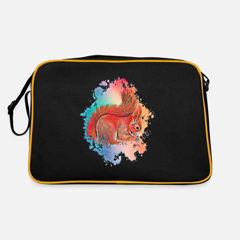 Eichhörnchen Retro Tasche