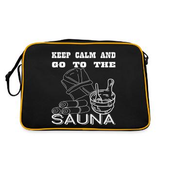 Sauna infusion sauna gift - Retro Bag - black/gold - Back