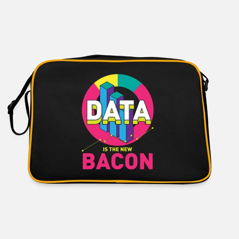 Daten sind das neue Bacon-Geschenk für einen Retro Tasche