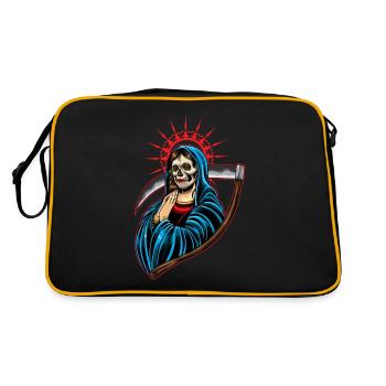 Santa Muerte La Calavera Catrina Veillée - Sac Retro - noir/or - Dos