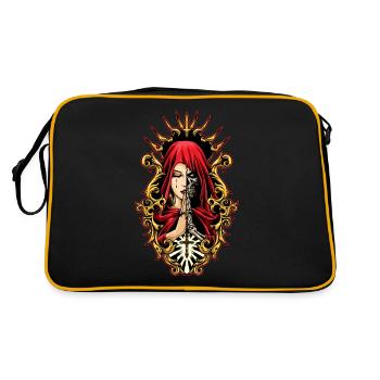 Santa Muerte pleure les morts - Sac Retro - noir/or - Dos