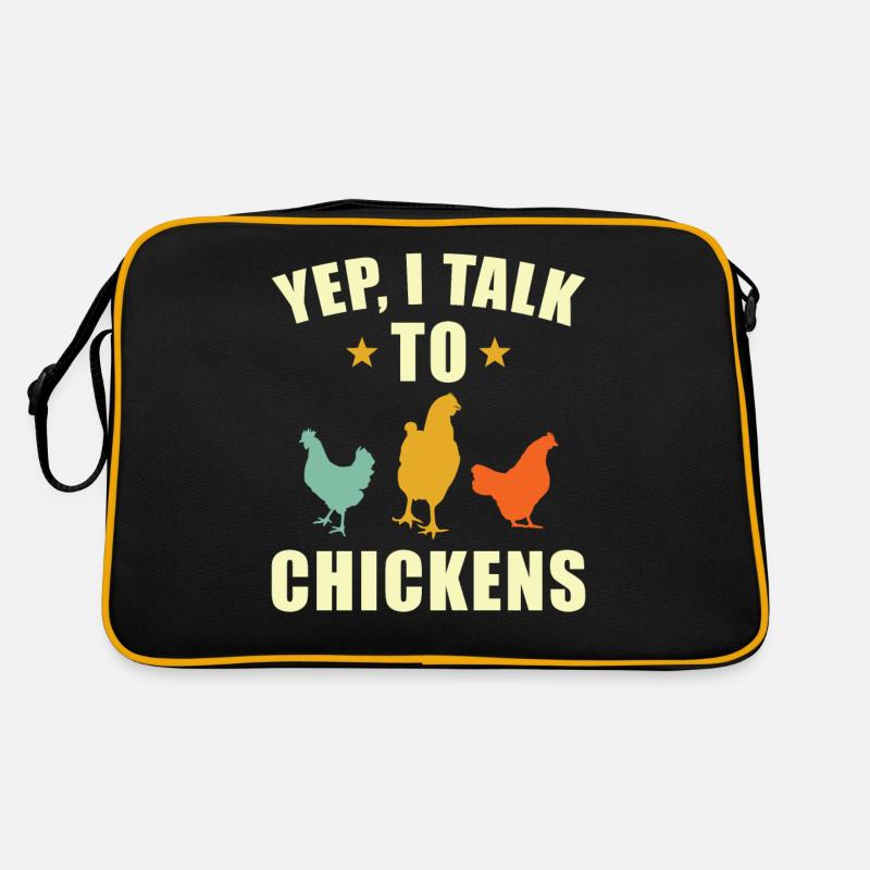 chickens Retro Bag