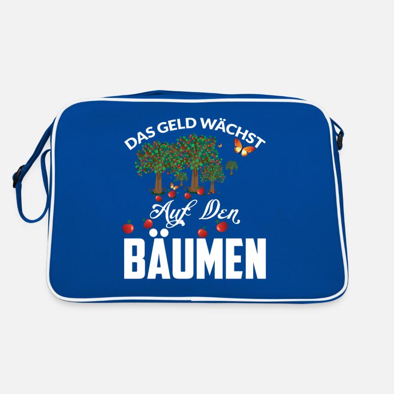 DAS GELD WÄCHST AUF DEN BÄUMEN Retro Tasche