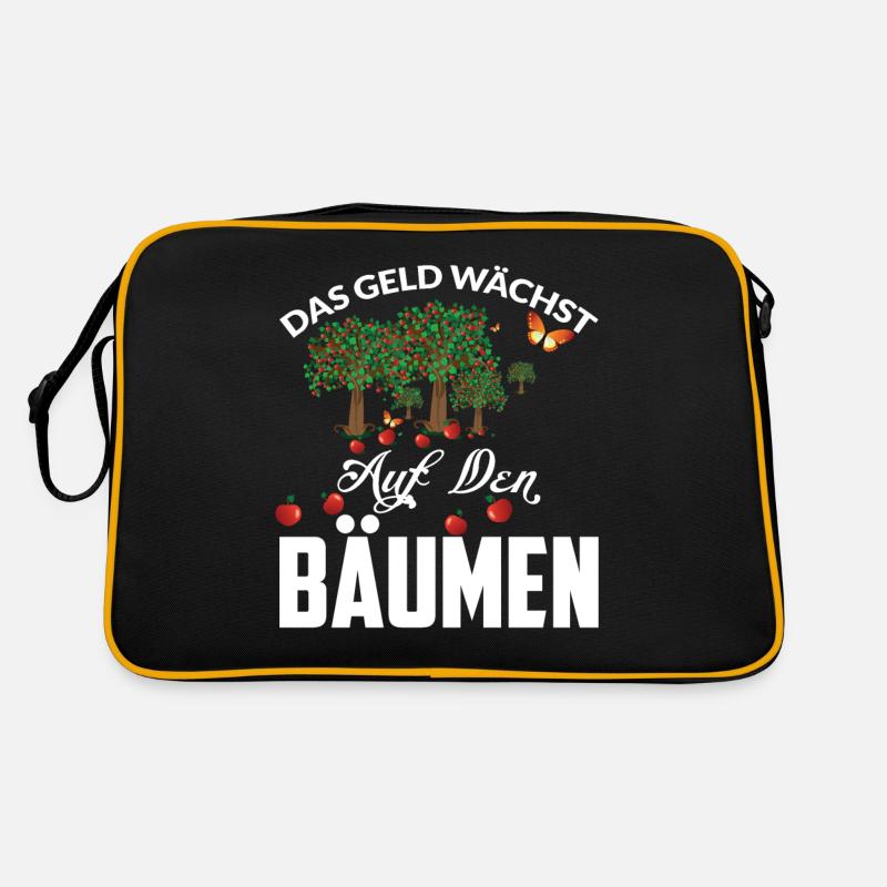 DAS GELD WÄCHST AUF DEN BÄUMEN Retro Tasche