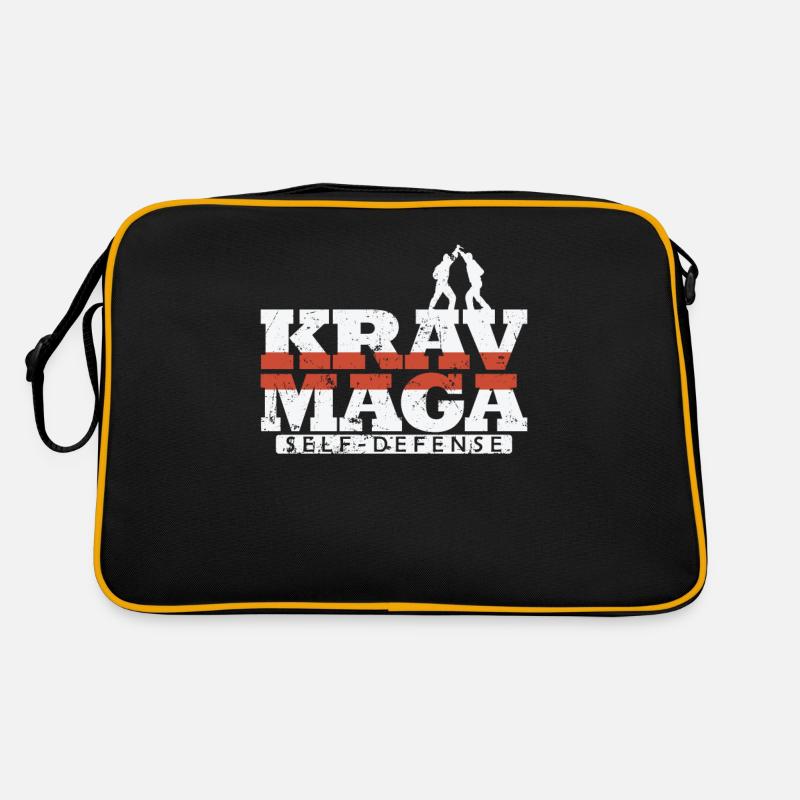 Krav Maga Selbstverteidigung Nahkampf Retro Tasche