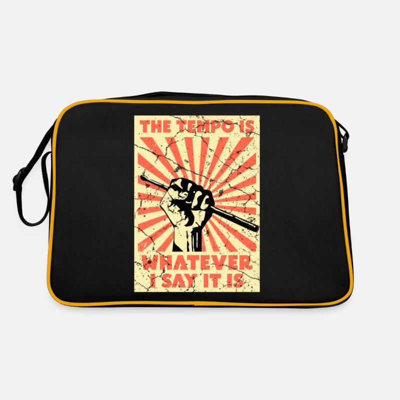 Le rythme Je donne Devant tambour battant Sac Retro