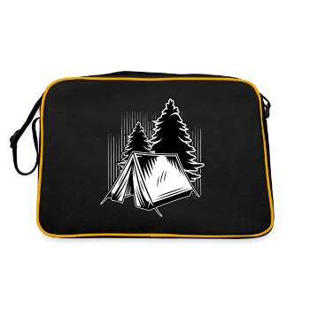Camping & Tente - Sac Retro - noir/or - Dos