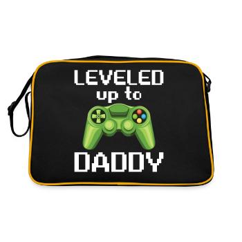 Leveled Up To Daddy Game Controller - Retro Bag - black/gold - Back