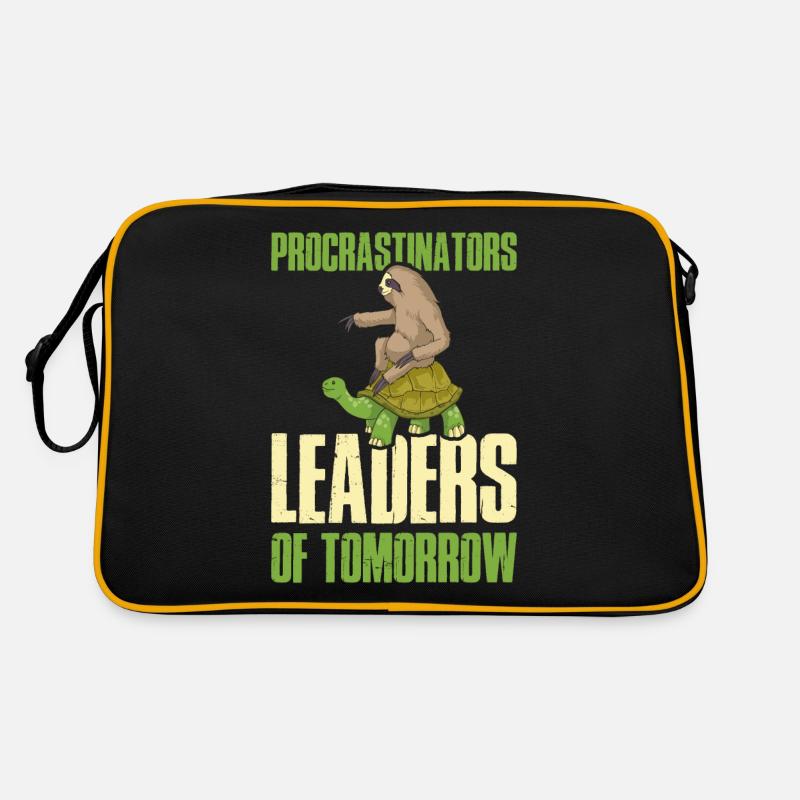 Procrastinators Leaders Prokrastination Geschenk Retro Tasche
